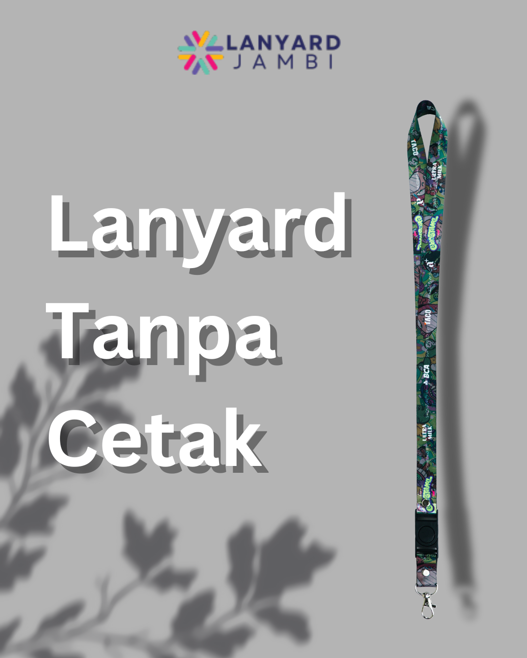Lanyard Tanpa Cetak di Jambi